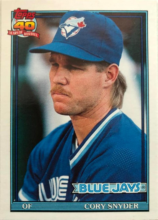 1991 Topps Traded #111T Cory Snyder NM-MT Toronto Blue Jays 