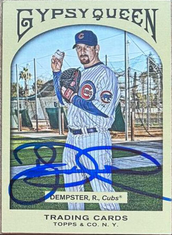 Ryan Dempster Autographed 2011 Topps Gypsy Queen #135