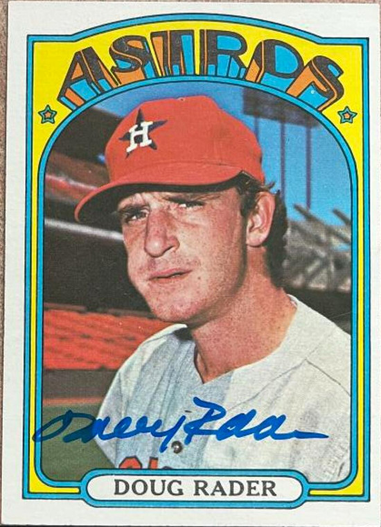 Doug Rader Autographed 1972 Topps #536