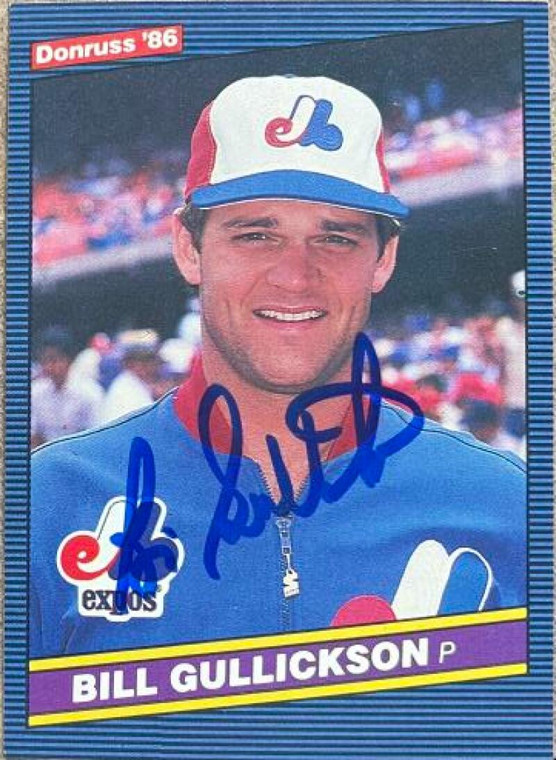 Bill Gullickson Autographed 1986 Donruss #331