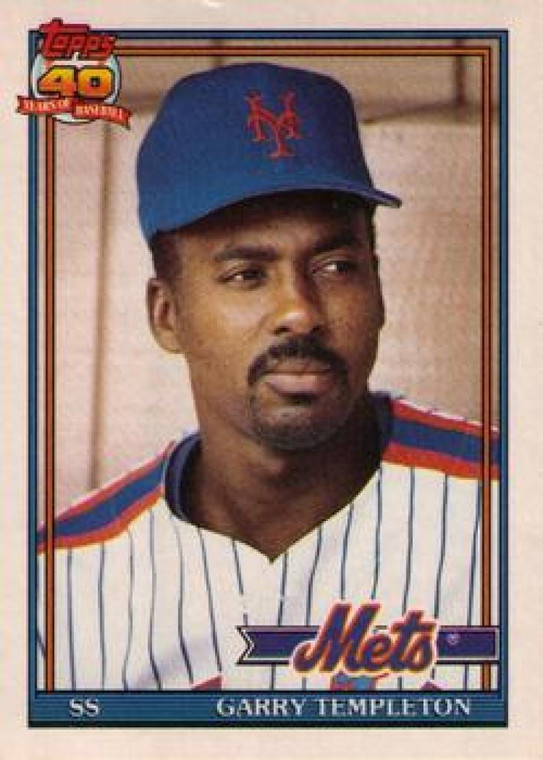 1991 Topps Traded #118T Garry Templeton NM-MT New York Mets 