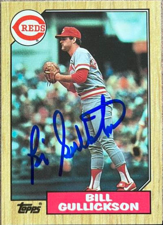 Bill Gullickson Autographed 1987 Topps Tiffany #489