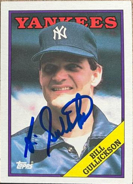 Bill Gullickson Autographed 1988 Topps #711