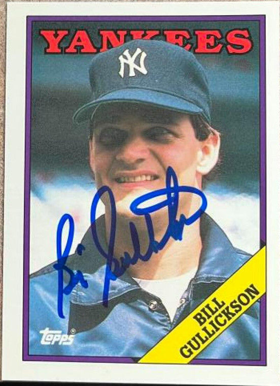 Bill Gullickson Autographed 1988 Topps Tiffany #711