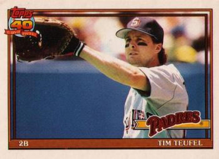 1991 Topps Traded #120T Tim Teufel NM-MT San Diego Padres 