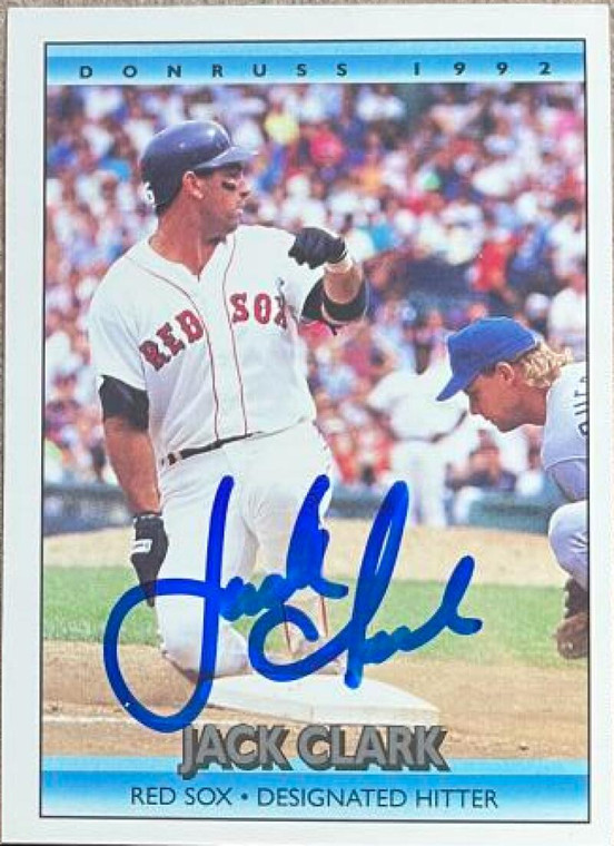 Jack Clark Autographed 1992 Donruss #169