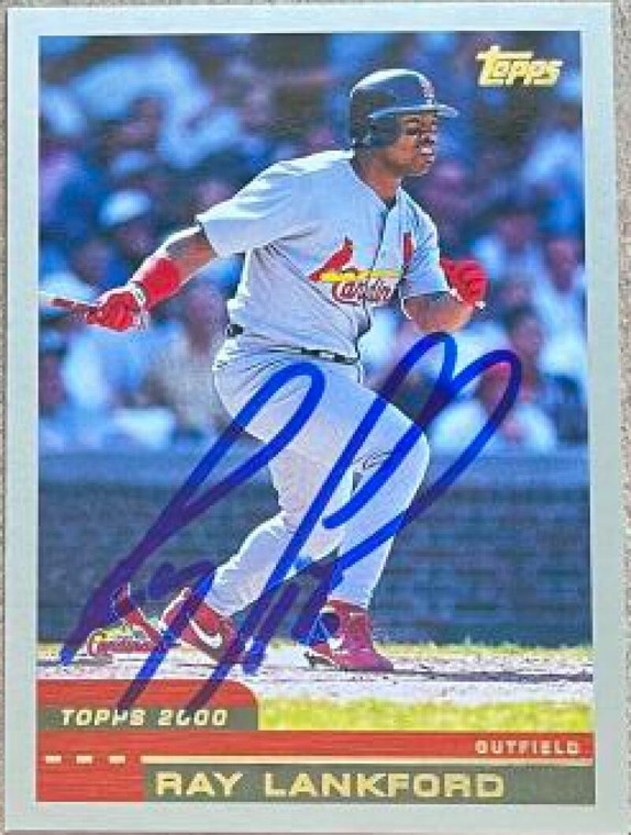 Ray Lankford Autographed 2000 Topps #245