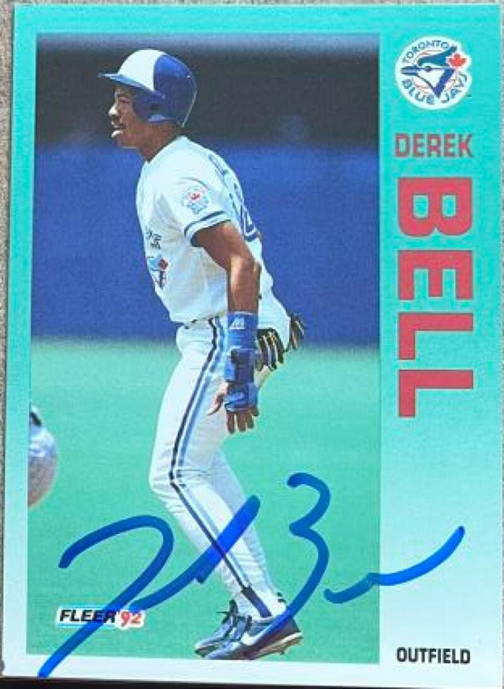 Derek Bell Autographed 1992 Fleer #324