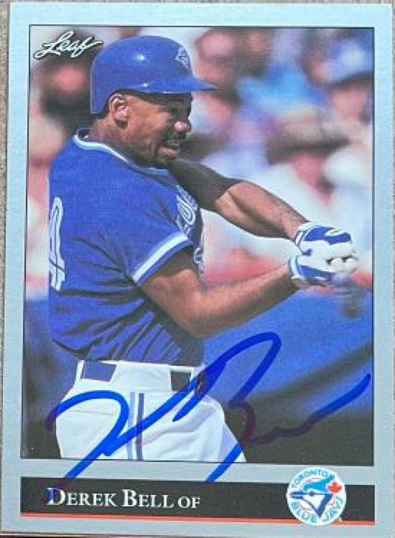 Derek Bell Autographed 1992 Leaf #243