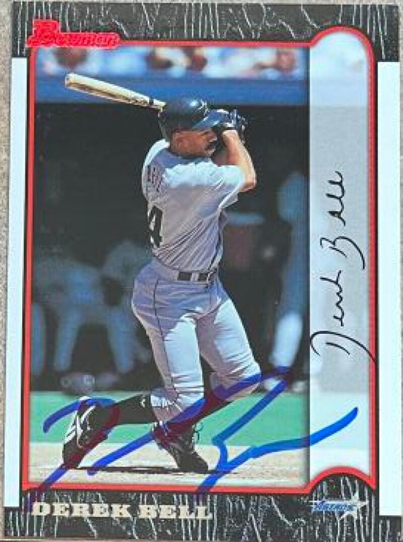 Derek Bell Autographed 1999 Bowman #56