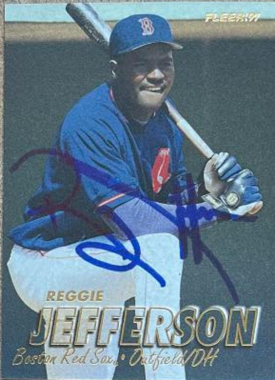 Reggie Jefferson Autographed 1997 Fleer #25