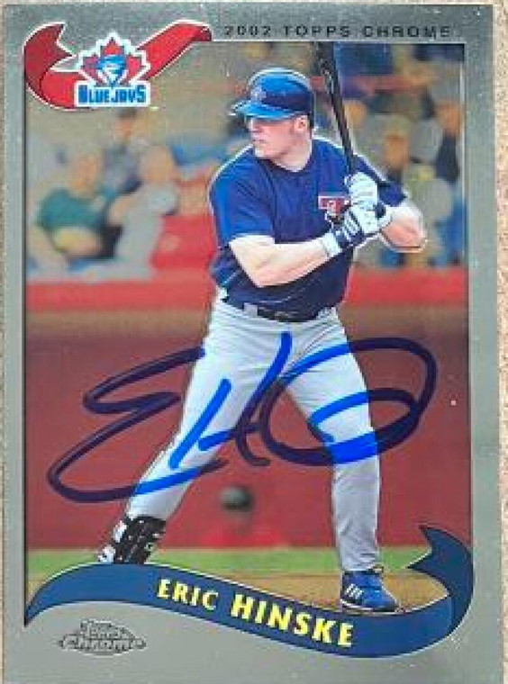 Eric Hinske Autographed 2002 Topps Traded & Rookies Chrome #T10