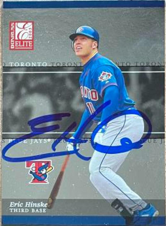 Eric Hinske Autographed 2003 Donruss Elite #77