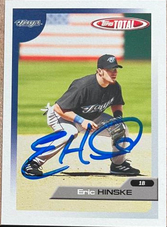 Eric Hinske Autographed 2005 Topps Total #466