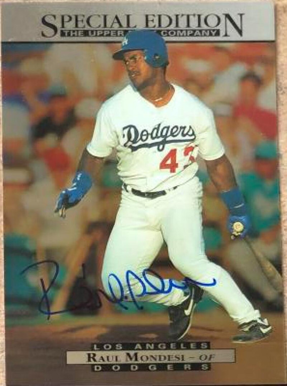 Raul Mondesi Autographed 1995 Upper Deck Special Edition #32