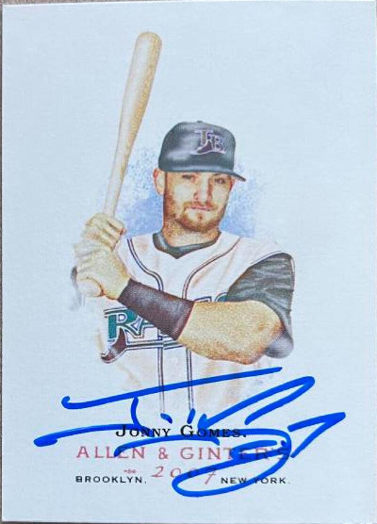 Jonny Gomes Autographed 2007 Topps Allen & Ginter #318