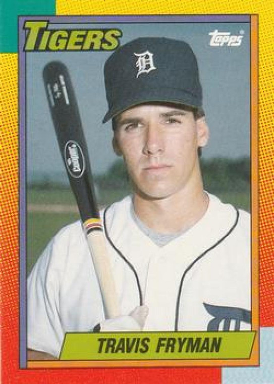 1990 Topps Traded #33T Travis Fryman NM-MT RC Rookie Detroit Tigers 