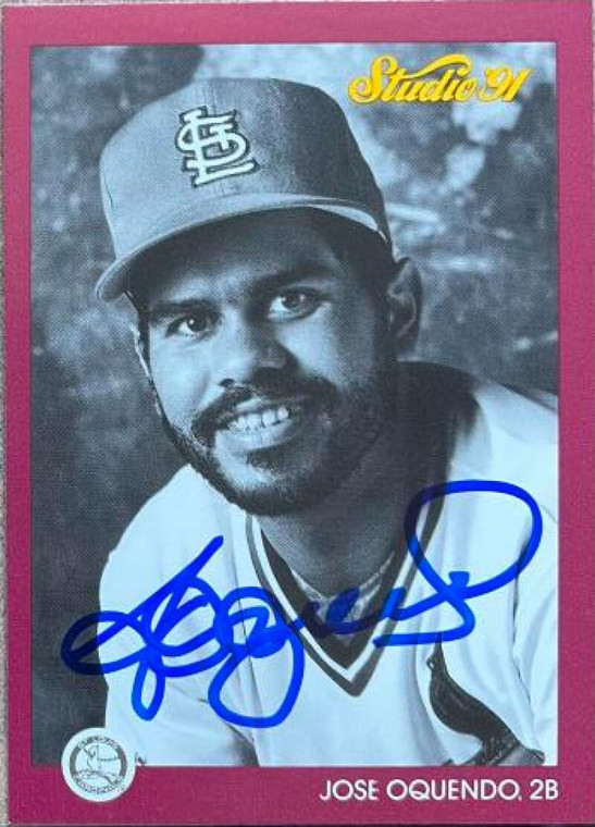 Jose Oquendo Autographed 1991 Studio #236