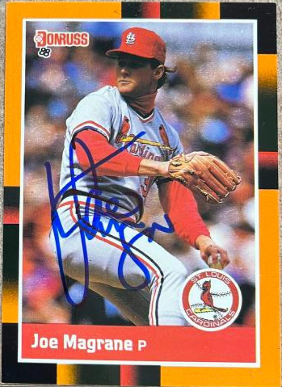 Joe Magrane Autographed 1988 Donruss Baseball's Best #100