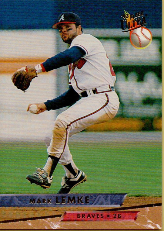 1993 Ultra #8 Mark Lemke VG Atlanta Braves 