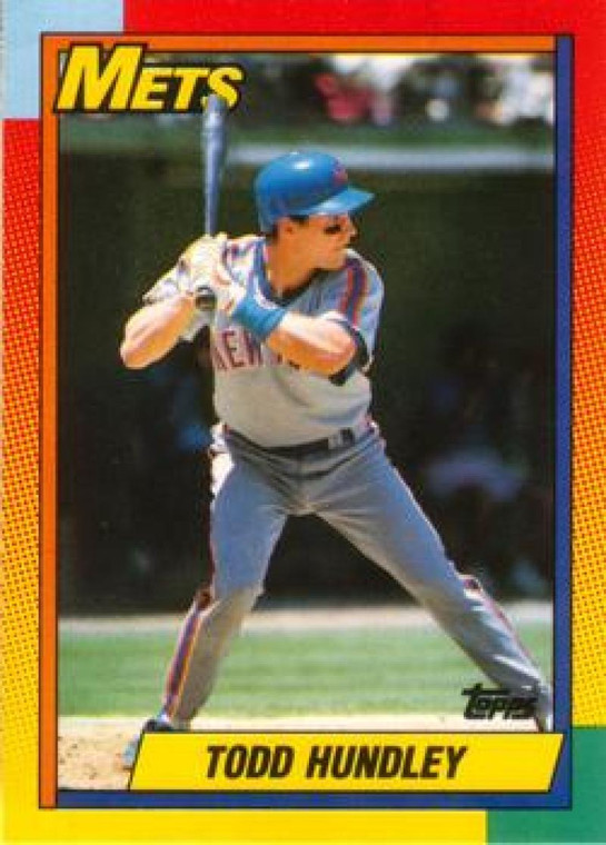 1990 Topps Traded #44T Todd Hundley NM-MT RC Rookie New York Mets 