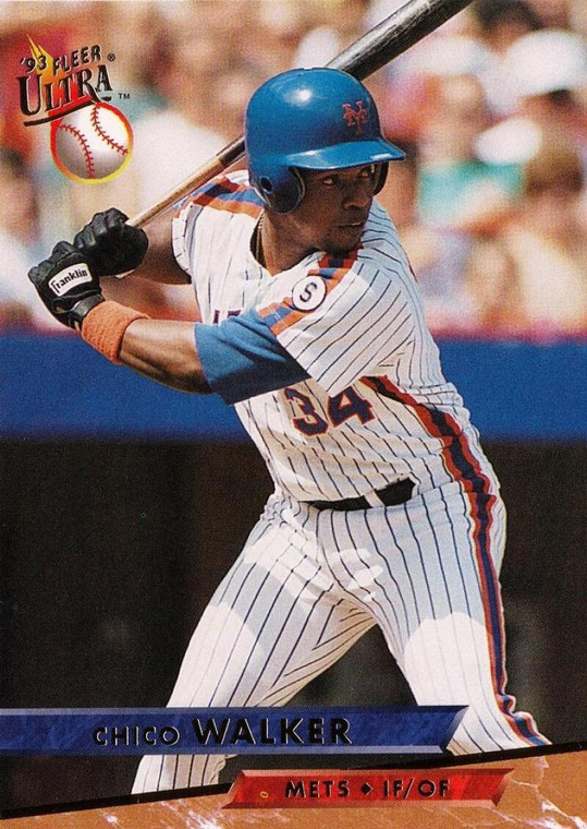 1993 Ultra #80 Chico Walker VG New York Mets 
