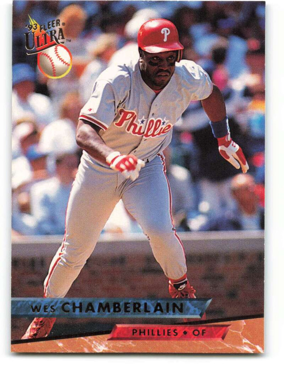 1993 Ultra #85 Wes Chamberlain VG Philadelphia Phillies 