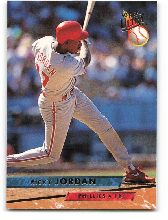 1993 Ultra #89 Ricky Jordan VG Philadelphia Phillies 