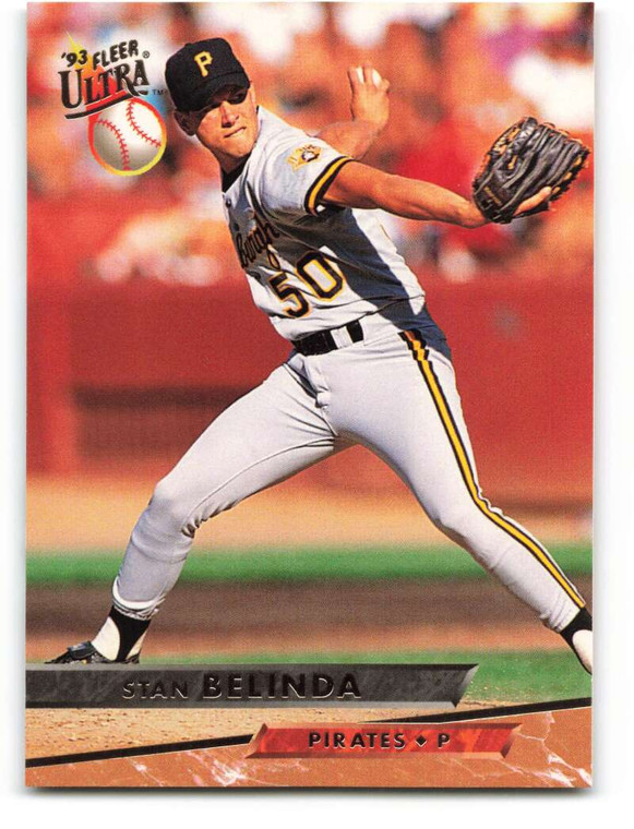 1993 Ultra #95 Stan Belinda VG Pittsburgh Pirates 