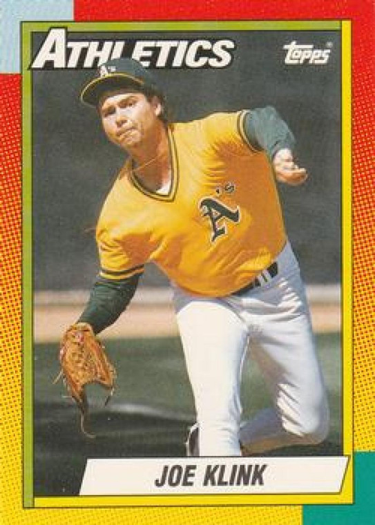 1990 Topps Traded #51T Joe Klink NM-MT RC Rookie Oakland Athletics 