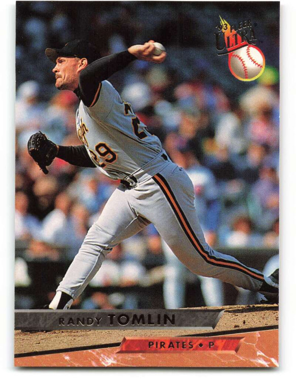 1993 Ultra #102 Randy Tomlin VG Pittsburgh Pirates 