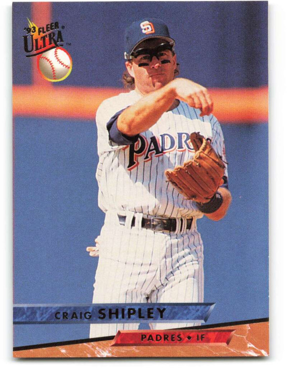 1993 Ultra #123 Craig Shipley VG San Diego Padres 