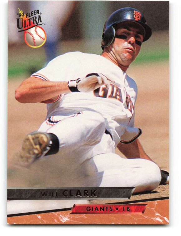 1993 Ultra #130 Will Clark VG San Francisco Giants 