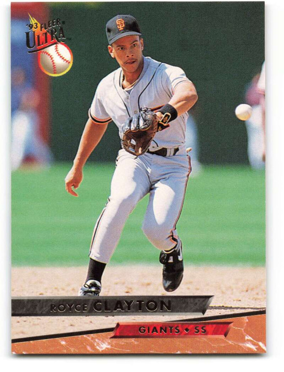 1993 Ultra #131 Royce Clayton VG San Francisco Giants 