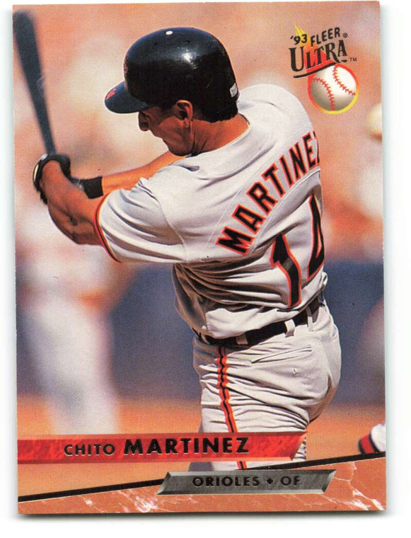 1993 Ultra #141 Chito Martinez VG Baltimore Orioles 