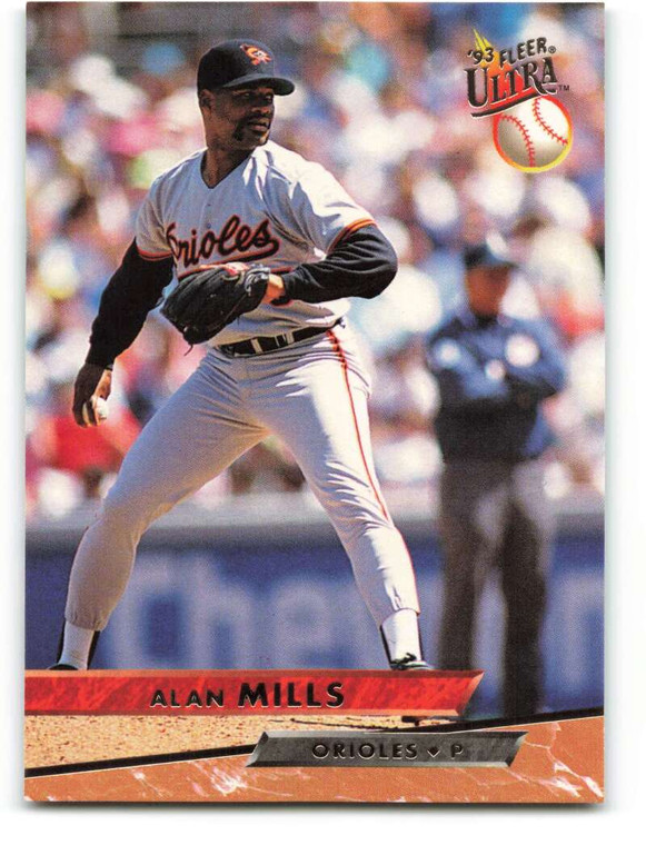 1993 Ultra #143 Alan Mills VG Baltimore Orioles 
