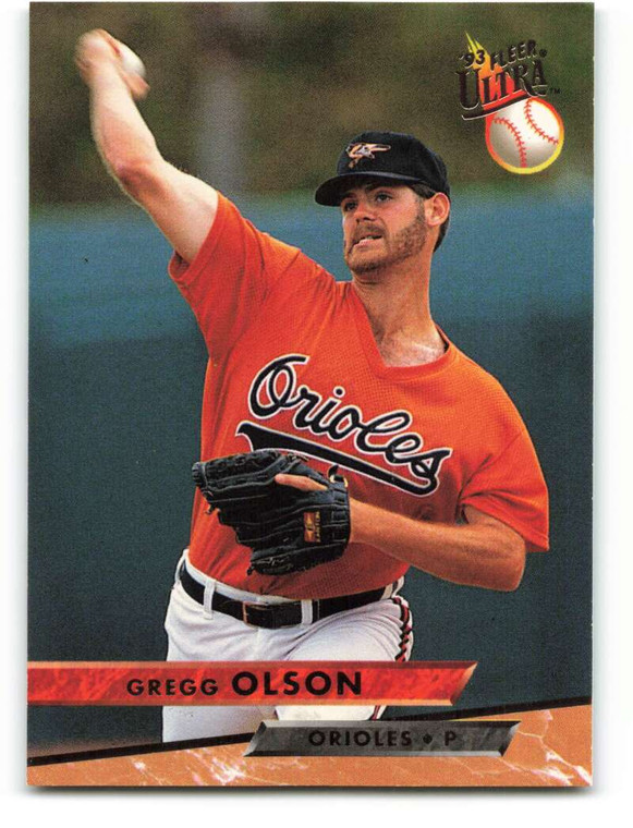 1993 Ultra #145 Gregg Olson VG Baltimore Orioles 