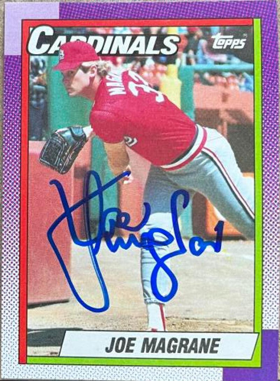 Joe Magrane Autographed 1990 Topps #578