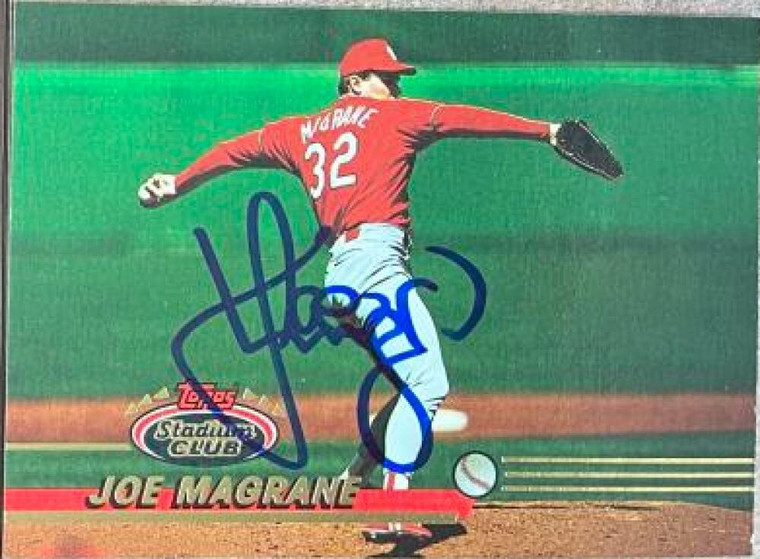 Joe Magrane Autographed 1993 Stadium Club #646