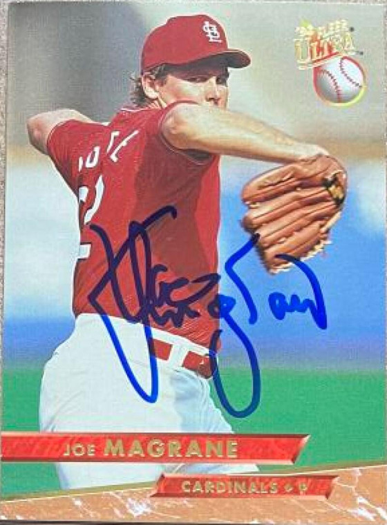 Joe Magrane Autographed 1993 Fleer Ultra  #464