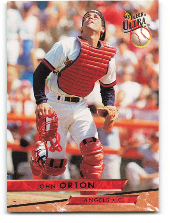 1993 Ultra #167 John Orton VG California Angels 