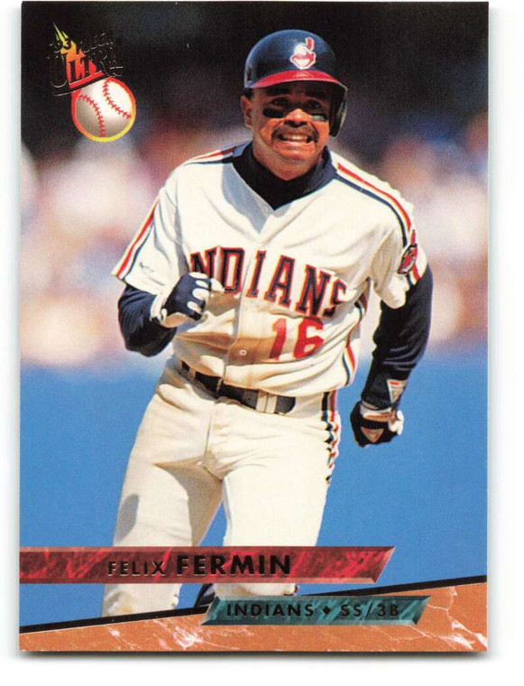 1993 Ultra #184 Felix Fermin VG Cleveland Indians 