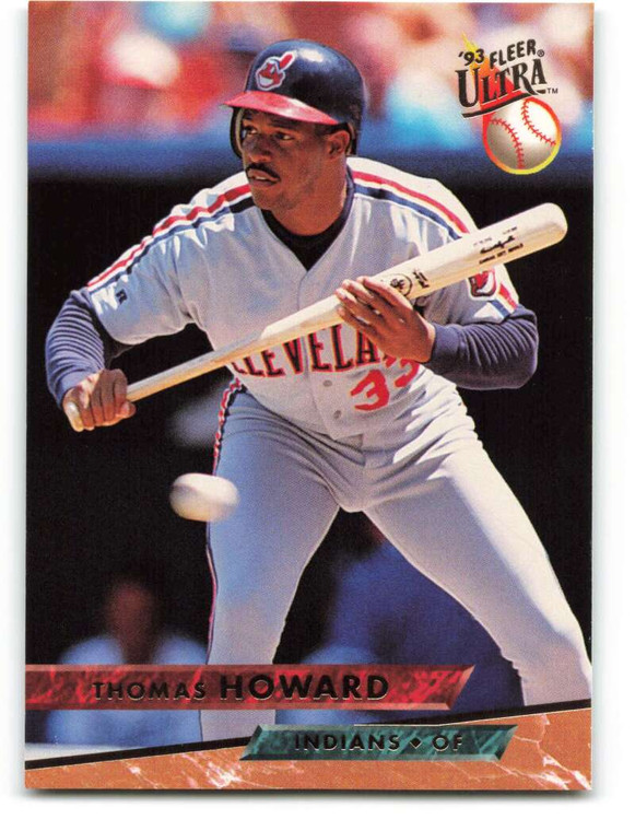 1993 Ultra #185 Thomas Howard VG Cleveland Indians 