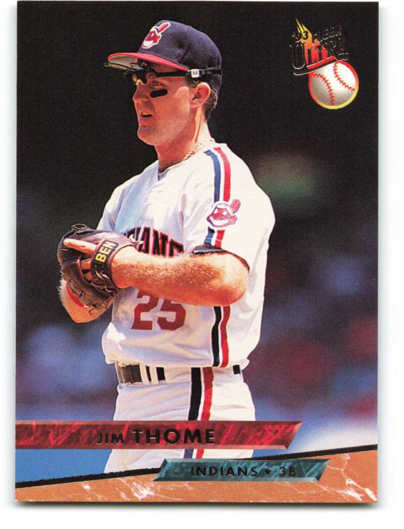 1993 Ultra #192 Jim Thome VG Cleveland Indians 