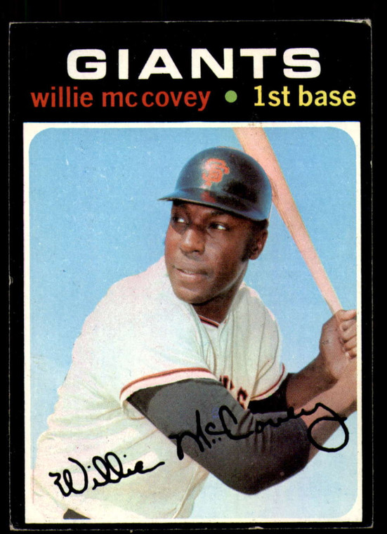 1971 Topps #50 Willie McCovey VG San Francisco Giants 