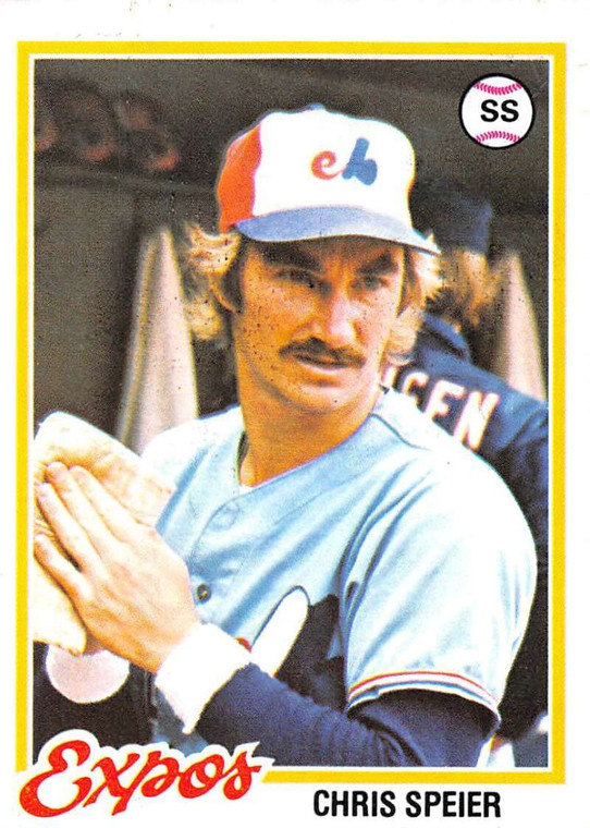 1978 Topps #221 Chris Speier COND Montreal Expos 