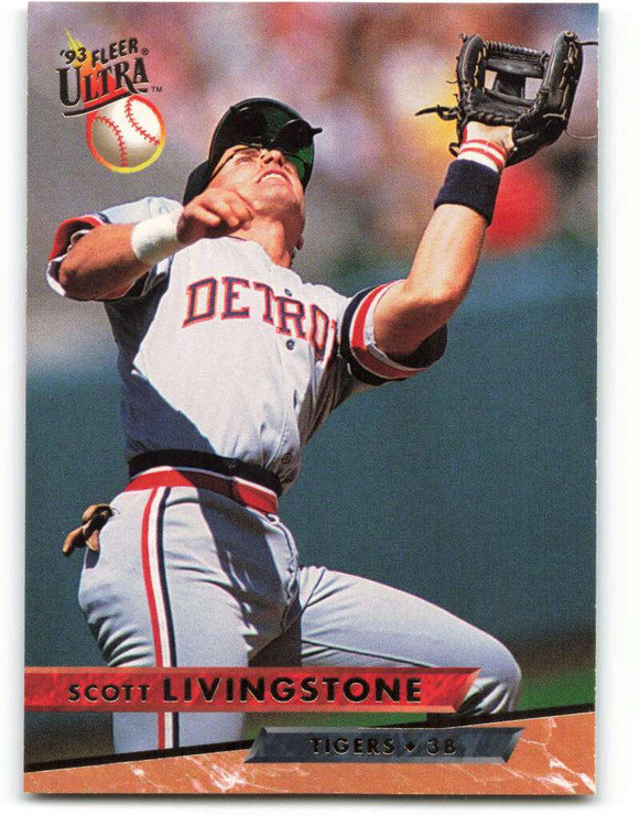 1993 Ultra #202 Scott Livingstone VG Detroit Tigers 