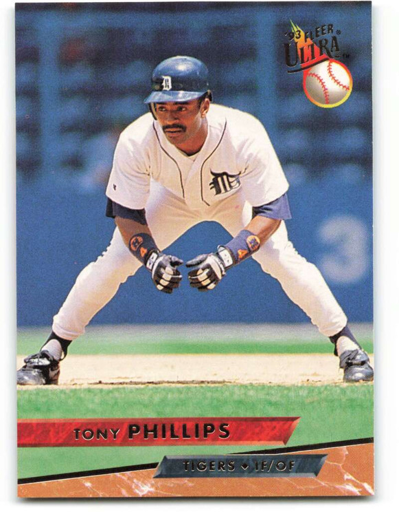 1993 Ultra #203 Tony Phillips VG Detroit Tigers 