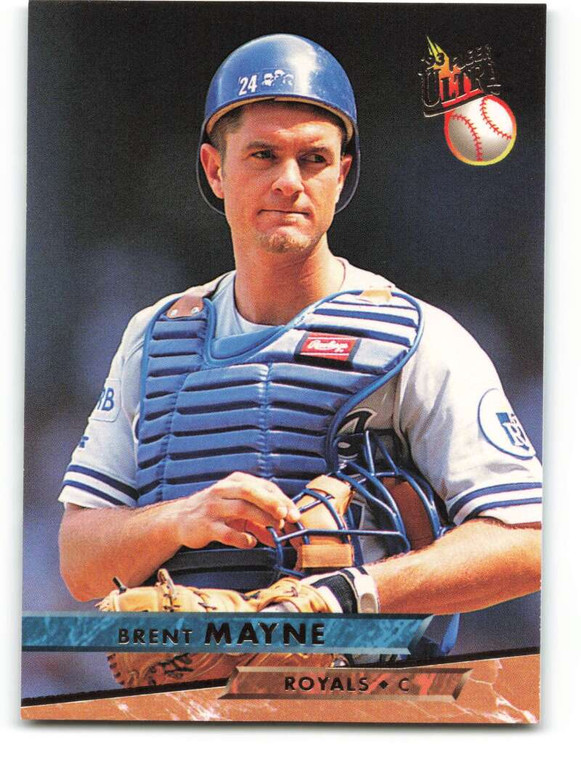 1993 Ultra #212 Brent Mayne VG Kansas City Royals 