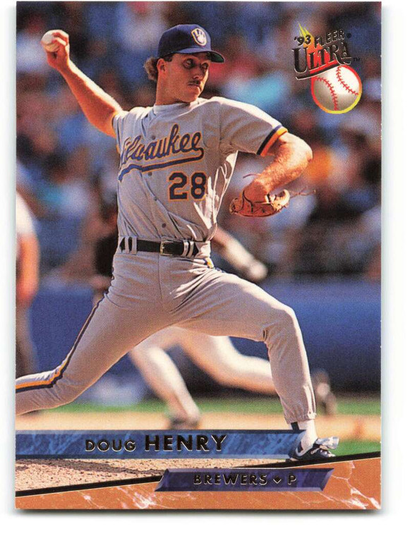 1993 Ultra #220 Doug Henry VG Milwaukee Brewers 